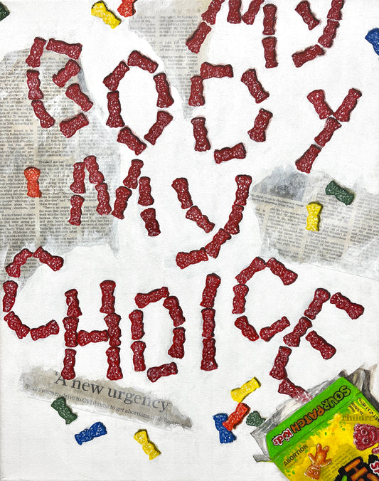 "My Body, My Choice" Original Painting