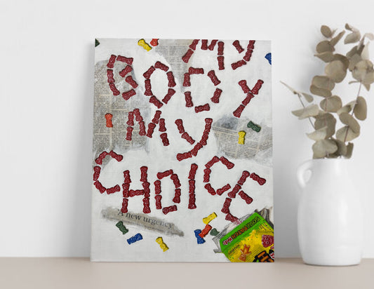 My Body, My Choice Canvas Print