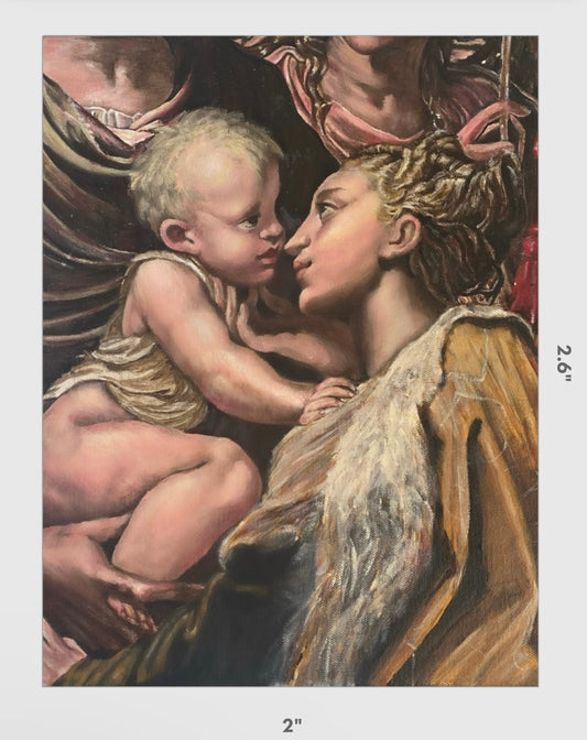 Virgin and Child Sticker